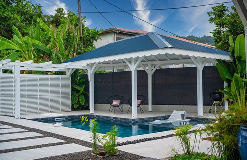 Gourbeyre Villa | Villa La Jirafa Azul, Cerca del Volcán de la Soufrière