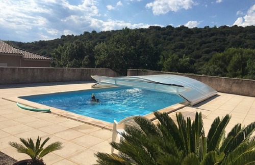 La Roque-sur-Ceze Casa | Villa Tout Confort Avec Piscine Privée à Deux pas des Cascades du Sautadet