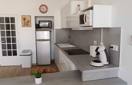 Agde Apartamento | Apartamento de planta baja tipo Villa con su propia terraza privada amplia para 4 personas