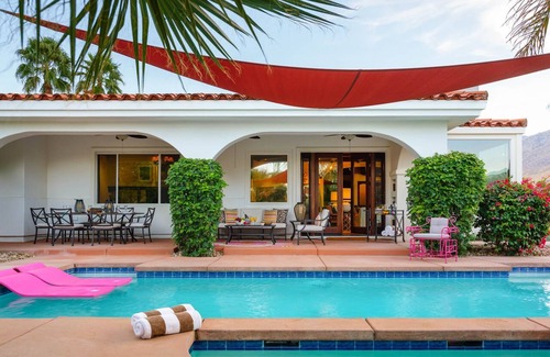 Palm Springs Villa | Villa Vista en el campo de golf Indian Canyon