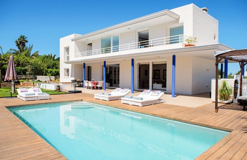 Bahía de San Antonio Villa | ⭐⭐⭐⭐⭐Caminar a la playa y piscina de agua salada