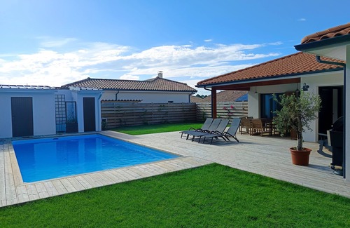 Mimizan-Plage Villa | Villa con piscina climatizada en la playa