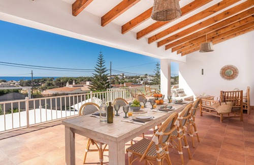 Marina de Son Ganxo Casa | Chalet de diseño con piscina y fantásticas vistas al mar, Sant Luis,Menorca
