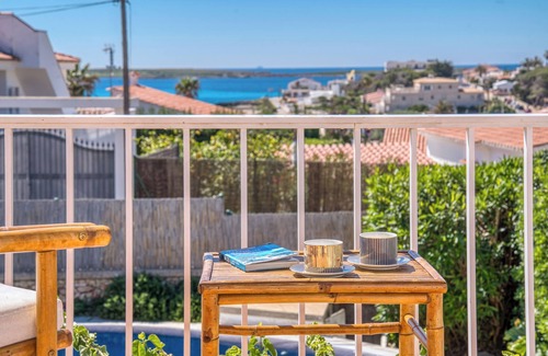 Marina de Son Ganxo Casa | Chalet de diseño con piscina y fantásticas vistas al mar, Sant Luis,Menorca