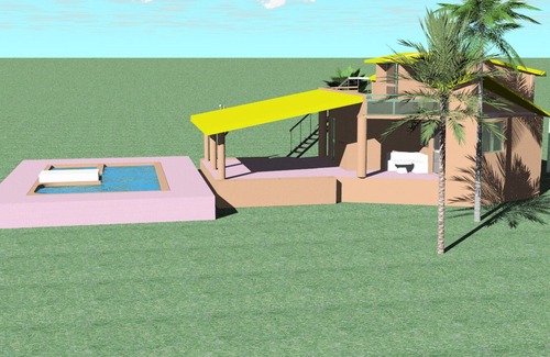Mar Lodj Casa | Villa con piscina en una isla de Senegal (Sine Saloum)