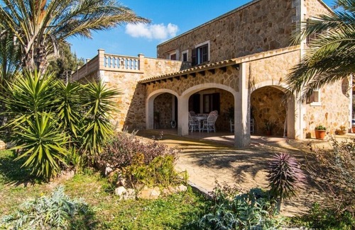 Campos Chalet De Esquí | Chalet con piscina muy cerca de la Playa de Es Trenc