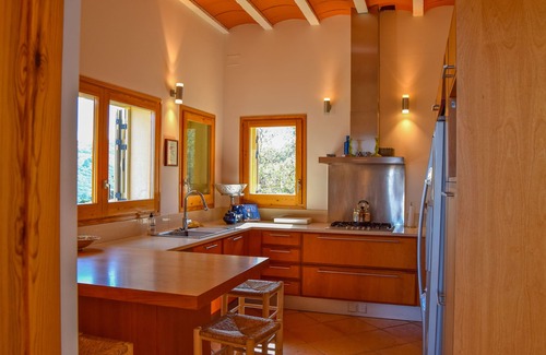 Sa Riera Villa | Villa con impresionantes vistas al mar y pequeña piscina en la terraza