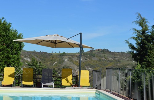 Asciano Villa | Villa con maravillosas vistas en el área de Creta Senesi