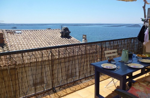 Bouzigues Casa | Casa de pueblo en Bouzigues- Gran terraza- vista sobre el estanque y Sète