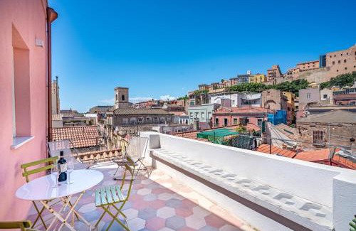 Cagliari Apartamento | Villanova Retrò - Terrace
