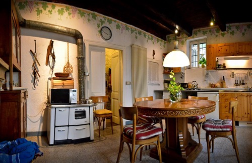 Buglio in Monte Casa | DESCUBRE VALTELLINA! Rústico panorámico con jardín entre Lago de Como y Suiza