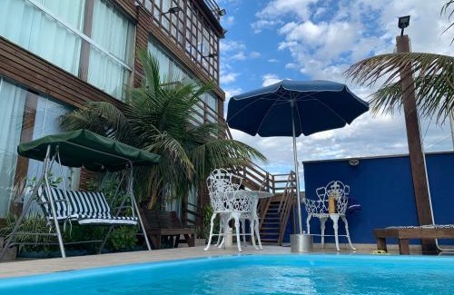 Enseada Casa | Villas de Portugal - Apartamento com suíte e Varanda Gourmet, Piscina - Praia do Ervino