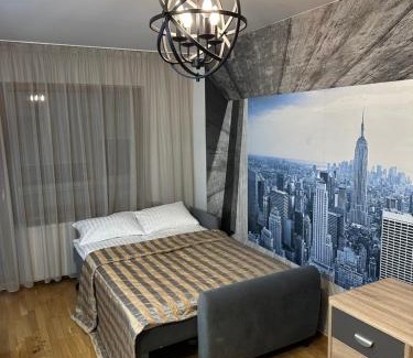 Vilnius city municipality Apartamento | Vingis Park Apartments with 2 Bedrooms & Free Parking