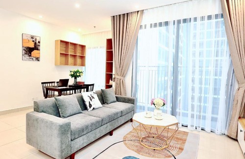 Tu Liem Apartamento | Vinhomes Smart City + 2 Room + Acesss Jap Garden