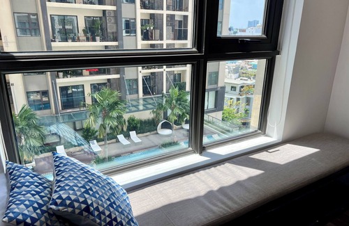 District 10 Apartamento | Vintage 3BR HaDo Centrosa with pool view!!! Just 5mins to go BenThanh market