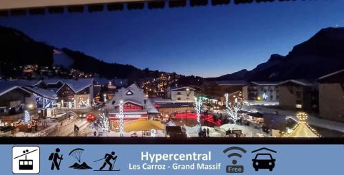 Les Carroz-d'Araches Apartamento | Vintage chic -central, wifi, mountain view