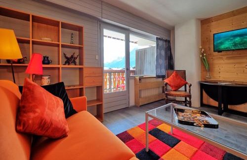 Les Carroz-d'Araches Apartamento | Vintage chic -central, wifi, mountain view