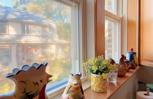 West Ridge Apartamento | Vintage Chicago Gem: The Rockwell Retreat