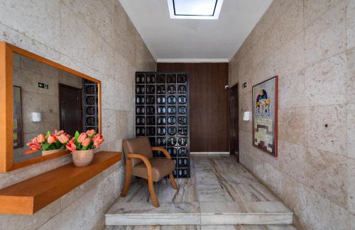 Santos Apartamento | ViSTA MAR GONZAGA com Wi-Fi e Enxoval