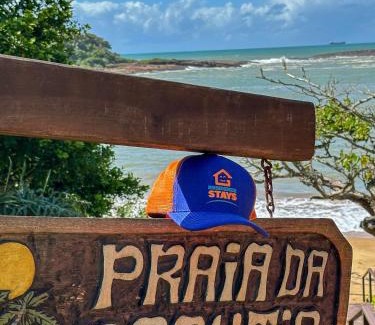 Enseada Azul Apartamento | Vista Mar na Praia da Bacutia - Dois quartos Super Equipado