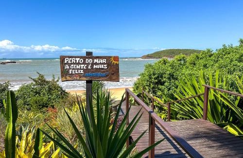 Enseada Azul Apartamento | Vista Mar na Praia da Bacutia - Dois quartos Super Equipado