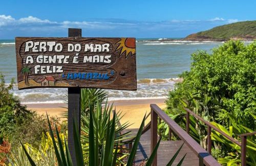 Enseada Azul Apartamento | Vista Mar na Praia da Bacutia - Dois quartos Super Equipado