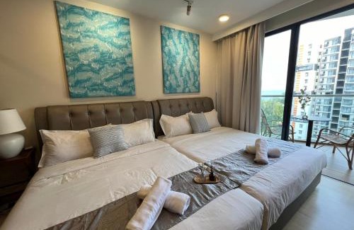 Kuantan Apartamento | VitaminSEA3 Seaview 6PAX Studio Netflix A-8-13A