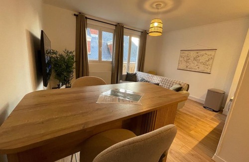 Saint-Valery-en-Caux Apartamento | Vivez le Centre-ville et la Mer en Harmonie, appartement 1 chambre