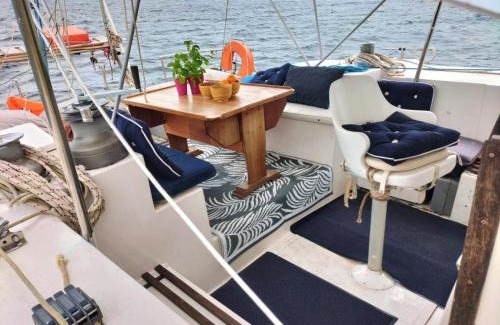 Marseillan Alquiler De Eote | Vivez une expérience insolite sur notre grand catamaran de 12m au mouillage en face de Marseillan