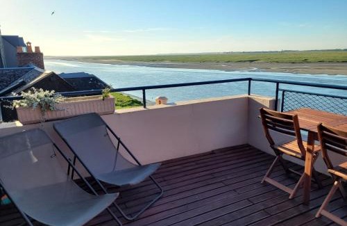 Saint-Valery-sur-Somme Apartamento | Vue et terrasse panoramique sur la Baie de Somme