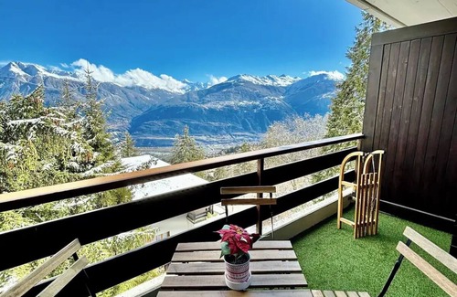 Randogne Apartamento | Vue imprenable sur les Alpes