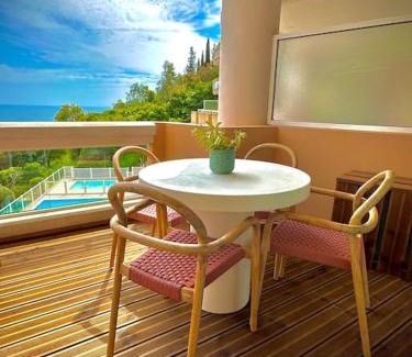 Theoule-Superieur Apartamento | Vue mer - Refait à neuf - Clim - Parking - 4 personnes