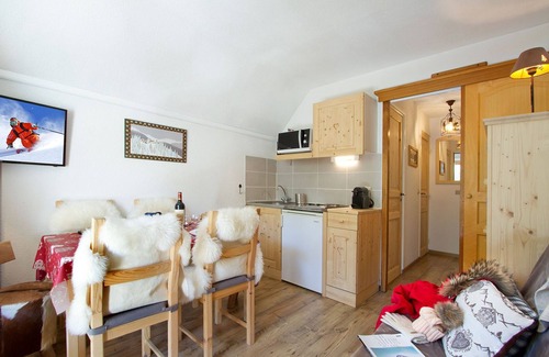 Les Deux Alpes Apartamento | Vue sur la montage ! Studio pour 4, tout équipé