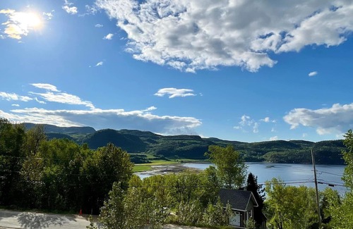 L'Anse-Saint-Jean Chalet De Esquí | Vue sur le Fjord