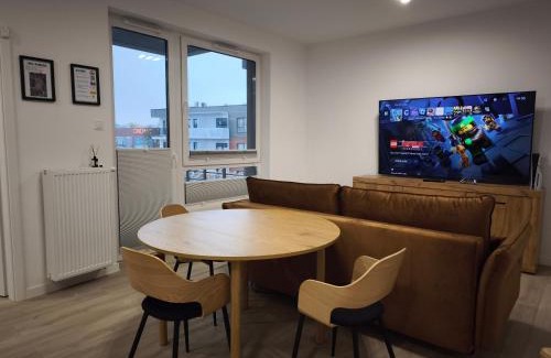 Starogard Gdanski Apartamento | W centrum NOWY Kameralny Apartamenta, Duży Parking, FV, Luksusowo wyposażony, PlayStation 5, Balkon, Klimatyzacja, Taras, Winda, Wyposażona kuchnia