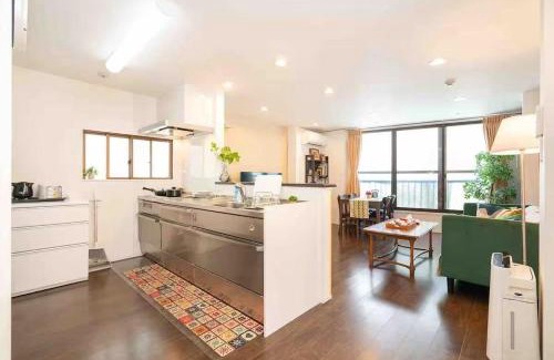 Sumida Apartamento | W Haus 東京晴空塔路程3分 浅草寺路程10分 超大空间独栋别墅 最多11位入住
