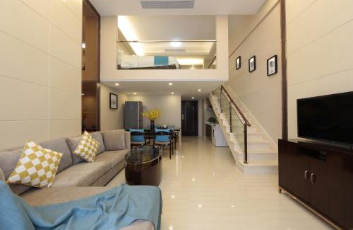 Guangzhou Apartamento | WAIFIDEN Duplex Hotel Apartment Zhongyong Jinyu Branch-Free shuttle bus during the Canton Fair
