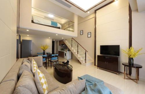 Guangzhou Apartamento | WAIFIDEN Duplex Hotel Apartment Zhongyong Jinyu Branch-Free shuttle bus during the Canton Fair