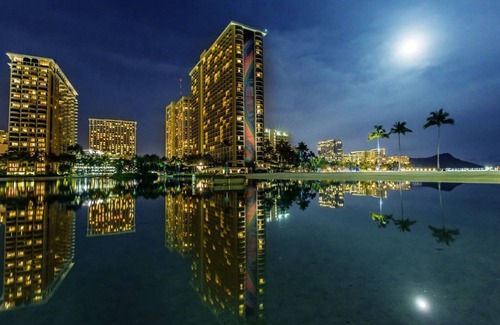 Waikiki Apartamento | Waikiki Two story Penthouse 3 BR Hilton Hawaiian Village Lagoon Towers