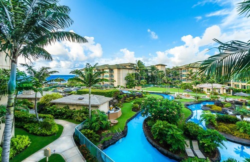 Wailua Condominio | Waipouli Beach Resort Exquisite Oceanview, Fantasy Pool and Tropical Gardens - Newest Listing!