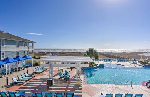 Galveston Apartamento | Walk to Beach Condo with Bay View in Galveston