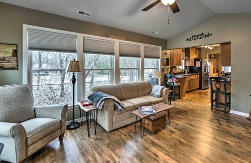 Delavan Lake Casa | Walk to Delavan Lake: Extended Stay Home w/ Yard