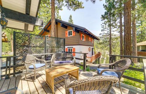 Incline Village Casa | Walk to Diamond Peak Luxe Chalet with Mtn-View Deck