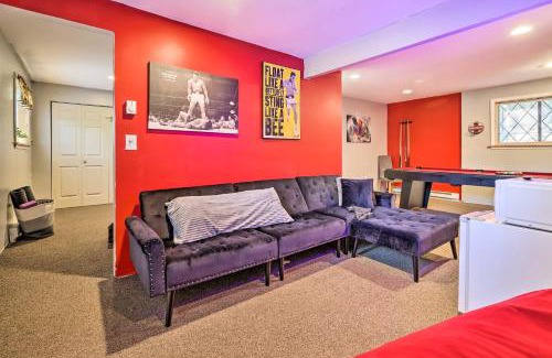 Pocono Summit Casa | Walk to Lake Game Room Getaway in Pocono Summit!