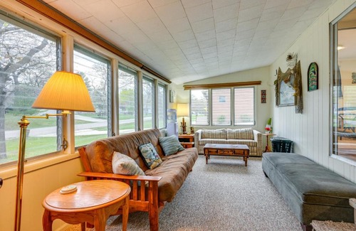 Caseville Casa | Walk to Lake Huron Pet-Friendly Caseville Cottage