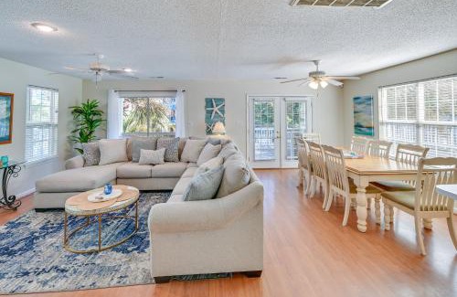 Surfside Beach Casa | Walk to Ocean Surfside Beach Gem with Private Pool