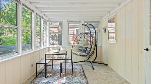 Pocono Lake Casa | Walk to the Lake Firepit and Sunroom Tomhickon