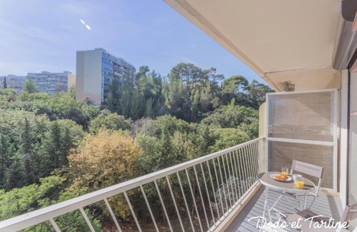 Le Mourillon Apartamento | Warmly 2 bedroom with AC, balcony and parking - Dodo et Tartine