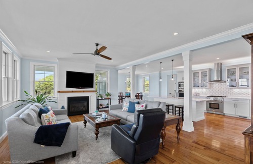 Tiverton Casa | Watch the sailboats & sunset from the front porch.