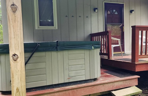 Waterbury Center Apartamento | waterbury stowe studio with private entrance and outdoor hot tub